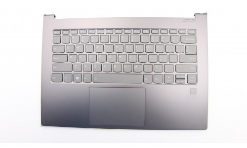 5CB0S72636 Lenovo Yoga C930-13IKB Palmrest w/ Keyboard Touchpad US Iron gray