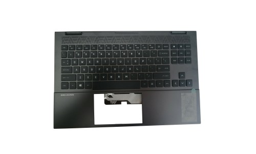 M00667-001 HP OMEN 15-EN 15-EN0013DX Top Cover Palmrest RGB Backlit Keyboard